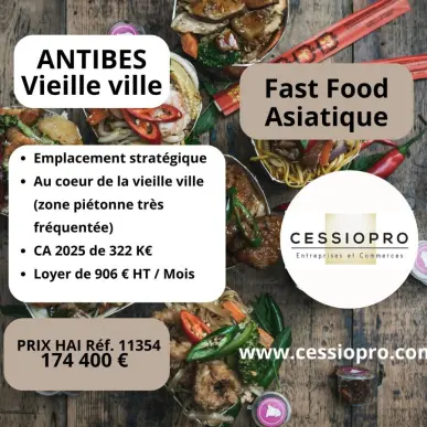 Vente - Restaurant - Restaurant rapide - Vente à emporter - Antibes (06600)-photo-3