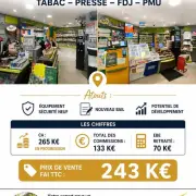Vente - Tabac - FDJ - PMU - Presse - Bas-Rhin (67)