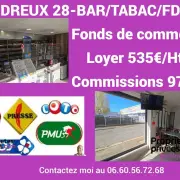 Vente - Bar - Tabac - FDJ - Eure-et-Loir (28)