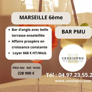 Vente - Bar - PMU - Marseille 6ème (13006)-photo-2