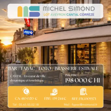 Vente - Bar - Restaurant - Tabac - FDJ - Loto - PMU - Snack - Cantal (15)-photo-3