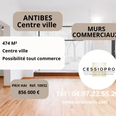 Vente de murs de boutique - Antibes (06600)-photo-1