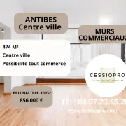 Vente de murs de boutique - Antibes (06600)