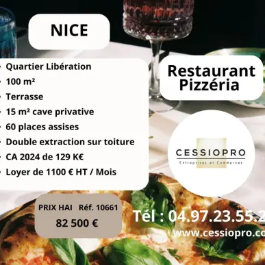 Vente - Restaurant - Pizzeria - Nice (06000)-photo-2