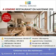 Vente - Restaurant - Mayenne (53)