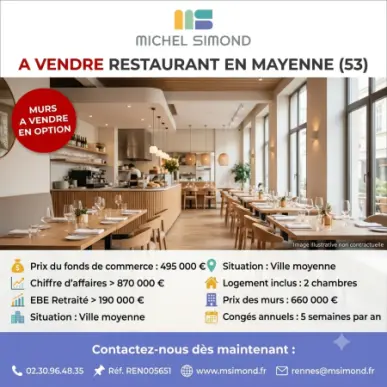 Vente - Restaurant - Mayenne (53)-photo-1