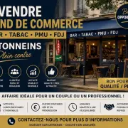 Vente - Bar - Tabac - FDJ - PMU - Lot-et-Garonne (47)