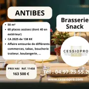 Vente - Brasserie - Snack - Antibes (06600)