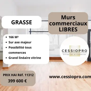 Vente de murs de boutique - Grasse (06130)-photo-3