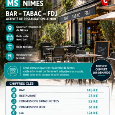 Vente - Bar - Brasserie - Tabac - Loto - Gard (30)-photo-5