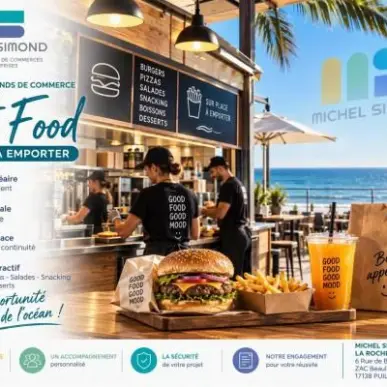 Vente - Restaurant - Restaurant rapide - Snack - Vente à emporter - Charente-Maritime (17)-photo-1