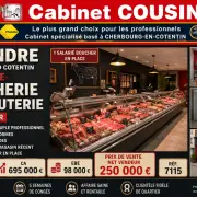 Vente - Boucherie - Charcuterie - Alimentation - Cherbourg-Octeville (50100)