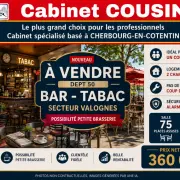 Vente - Bar - Brasserie - Tabac - Alimentation - Brix (50700)