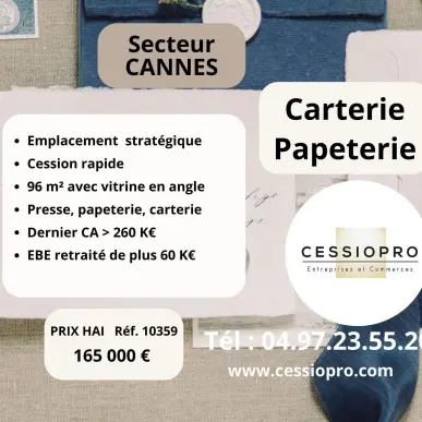 Vente - Papeterie - Presse - Cannes (06400)-photo-1