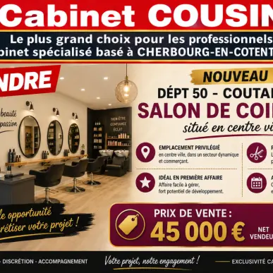 Vente - Alimentation - Salon de coiffure - Ancteville (50200)-photo-1