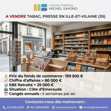 Vente - Tabac - Presse - Ille-et-Vilaine (35)-photo-1
