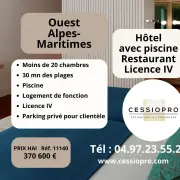 Vente - Hôtel - Restaurant - Service à la personne - Grasse (06130)