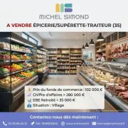 Vente - Alimentation - Epicerie - Superette - Traiteur - Ille-et-Vilaine (35)