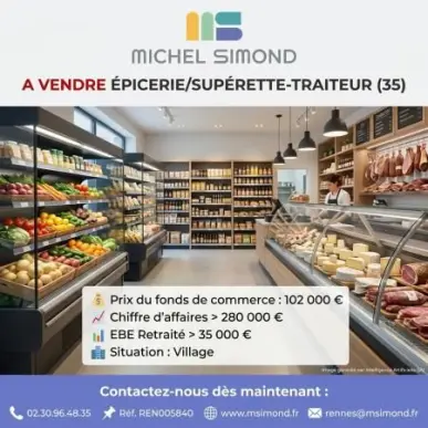 Vente - Alimentation - Epicerie - Superette - Traiteur - Ille-et-Vilaine (35)-photo-1
