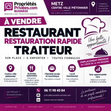 Vente - Restaurant - Traiteur - Moselle (57)-photo-1