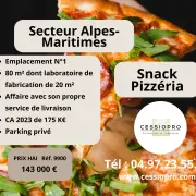 Vente - Restaurant - Pizzeria - Sandwicherie - Snack - Auribeau-sur-Siagne (06810)