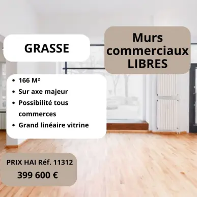Vente de murs de boutique - Grasse (06130)-photo-4