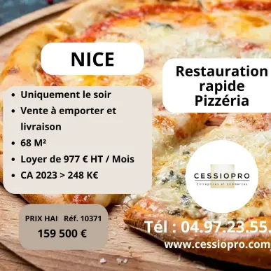 Vente - Restaurant - Pizzeria - Nice (06300)-photo-1