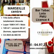 Vente - Bar - Tabac - Licence IV - Loto - PMU - Marseille 1er (13001)