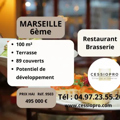 Vente - Brasserie - Restaurant - Marseille 6ème (13006)-photo-1