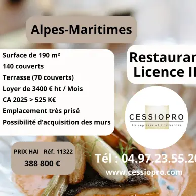 Vente - Restaurant - Licence III - Broves (83440)-photo-1