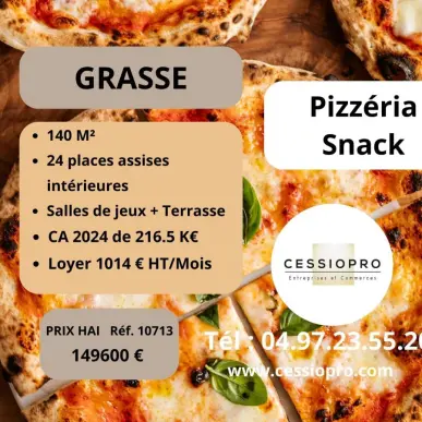 Vente - Restaurant - Pizzeria - Snack - Grasse (06130)-photo-2