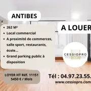 Vente de murs de boutique - Juan les pins (06160)
