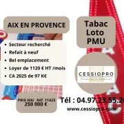 Vente - Tabac - Loto - Aix-en-Provence (13100)