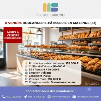 Vente - Boulangerie - Pâtisserie - Mayenne (53)-photo-9
