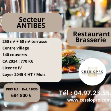 Vente - Brasserie - Restaurant - Antibes (06600)-photo-2