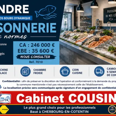 Vente - Alimentation - Poissonnerie - Barneville-Carteret (50270)-photo-1