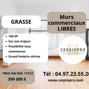 Vente de murs de boutique - Grasse (06130)