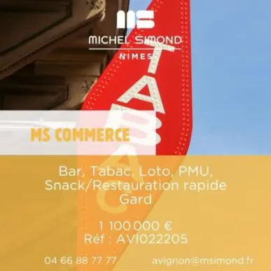 Vente - Bar - Restaurant - Tabac - Loto - PMU - Snack - Gard (30)-photo-2