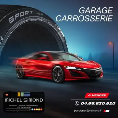 Vente - Carrosserie - Garage - Pyrénées-Orientales (66)-photo-1