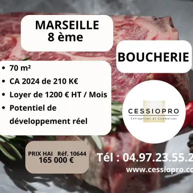 Vente - Boucherie - Marseille 8ème (13008)-photo-1