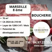 Vente - Boucherie - Marseille 8ème (13008)