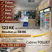 Vente - Tabac - Alimentation - PMU - Presse - Bas-Rhin (67)
