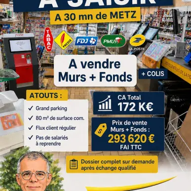 Vente - Tabac - PMU - Presse - Téléphonie - Moselle (57)-photo-1