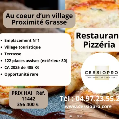 Vente - Restaurant - Pizzeria - Grasse (06130)-photo-1