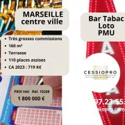 Vente - Bar - Tabac - Loto - PMU - Marseille 13ème (13013)
