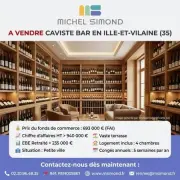 Vente - Bar - Cave à vins - Vins et spiritueux - Ille-et-Vilaine (35)