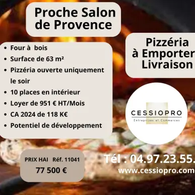 Vente - Restaurant - Pizzeria - Vente à emporter - Salon-de-Provence (13300)-photo-1
