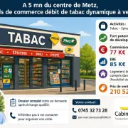 Vente - Tabac - Alimentation - Epicerie - PMU - Moselle (57)