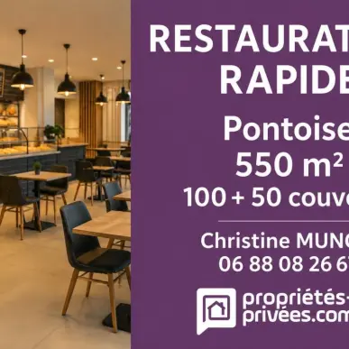 Vente - Restaurant - Restaurant rapide - Sandwicherie - Snack - Val-d'Oise (95)-photo-2