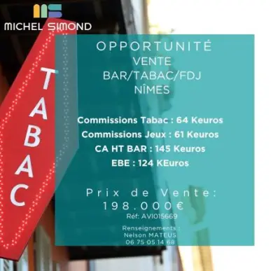 Vente - Bar - Brasserie - Tabac - Loto - Gard (30)-photo-1